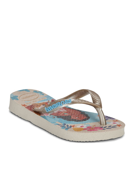 Havaianas Kids' Flip Flops Gold Slim