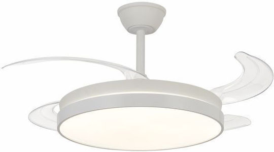 Spot Light Ceiling Fan 10.7cm With White Light Fixture