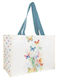 Tσάντα Καμβάς Γαλάζιες Λαβές 40x30x18cm Sac Cabas