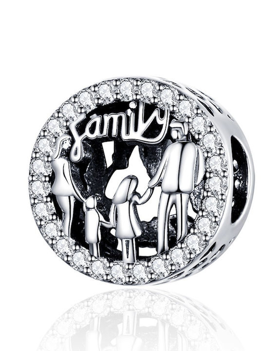 Silver me Charm Familie din Argint cu Zircon ABR0966