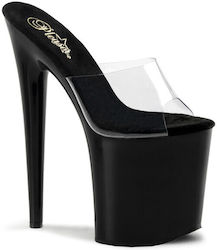 Pleaser Flamingo High Heels Πλατφόρμες Μαύρες