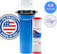 Filtrato Whf12-usa Συσκευή Φίλτρου Νερού Μονή Κάτω Πάγκου Διατομής ½" με Βρυσάκι & Ανταλλακτικό Φίλτρο 57-0030/CL