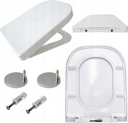 Estiva Toilettensitz Sanftes Schließen Kunststoff Weiß