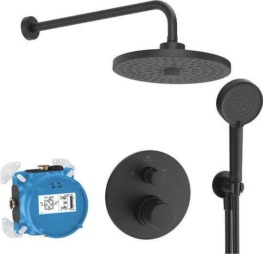 Ideal Standard Set Mixer Telefon și Cap Duș Încorporat pentru Duș Argintiu