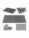 Kadax Non-Slip Rubber Black Doormat 150x100cm Thickness 15mm