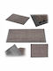 Kadax Kadax Non-Slip Brown Doormat 120x120cm Thickness 5mm