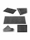 Kadax Non-Slip Rubber Gray Doormat 80x120cm Thickness 6mm