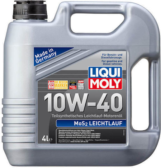 Liqui Moly MOS2 Leichtlauf Полусинтетично Автомобилно Масло 10W-40 4л
