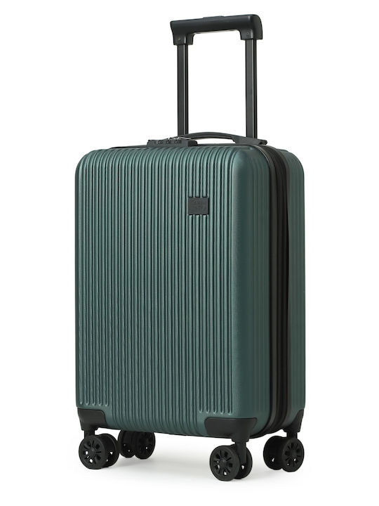 CabinFly Cabin Hard Green Travel Suitcase with 4 Wheels Height 55cm