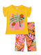 Kinderbekleidungssets mit Leggings Sommer 2Stücke Colorkitrino