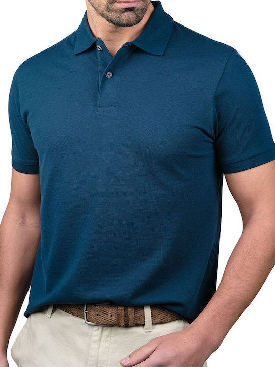 Manetti Polo Μπλούζα Μπλε