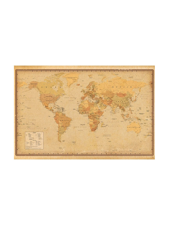 Harper Collins Poster Maxi 91.5x61 Antique World Map 21