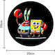 Mouse Pad Rubber Diameter 20cm Μπομπ Σφουγκαράκης