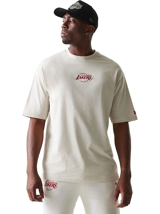New Era Αθλητικό T-shirt Μπεζ