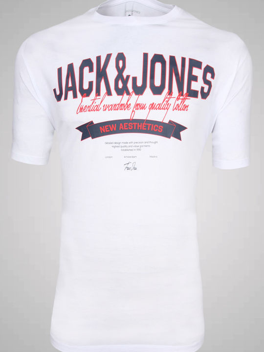 Jack & Jones T-shirt Λευκό
