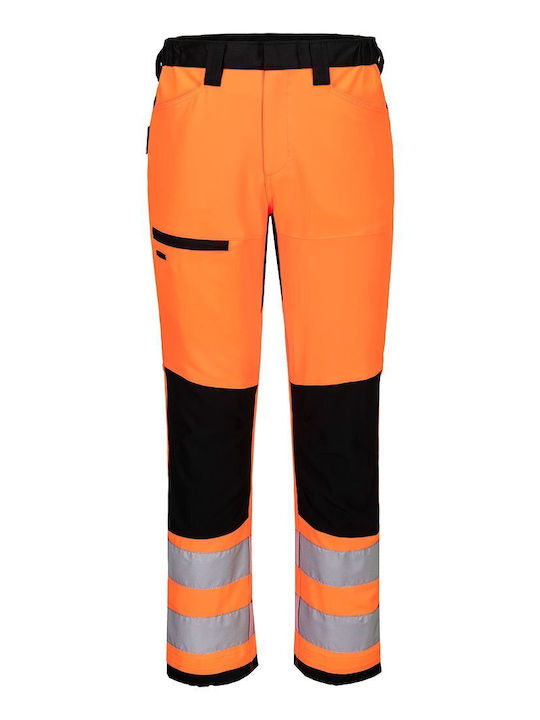 Portwest Reflektierende Arbeitshose Orange Portwest Reflektierende Arbeitshose Orange