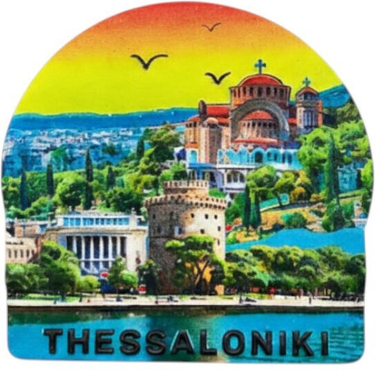 Tourist Decorative Magnet Souvenir Set 12 Pieces Thessaloniki 678553 Tradesor