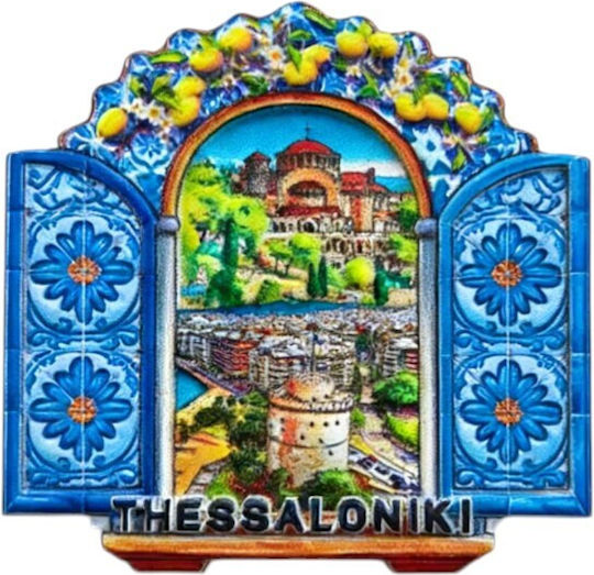 Tourist Souvenir Decorative Magnet Set 12 Pieces Thessaloniki 678570 Tradesor