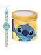 Kids Watch Analog Stitch Green