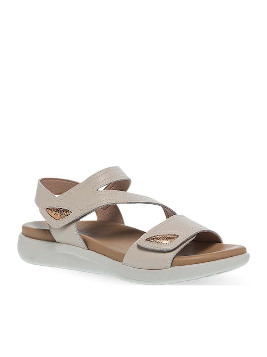 Parex Leather Women's Anatomic Sandals Ecru