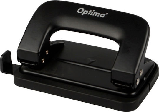 Capsat Perfor Caps Optima Perforator Metalic Pentru 12 Foi Optima Classic Mp12 Negru