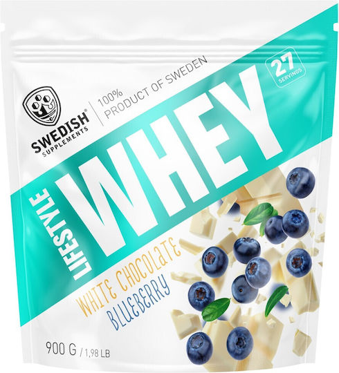 Swedish Supplements Lifestyle Протеин Суроватка с Вкус Бяла Шоколад с Малина 900гр