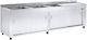 Niki Inox Spălătorie Scullery Sink Chiuvetă Închisă Triplu RBCS.S7185.35