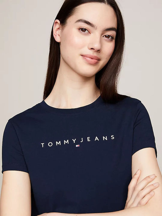 Tommy Hilfiger Women's T-shirt Navy Blue