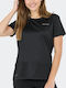 Damen Sport T-Shirt Schwarz