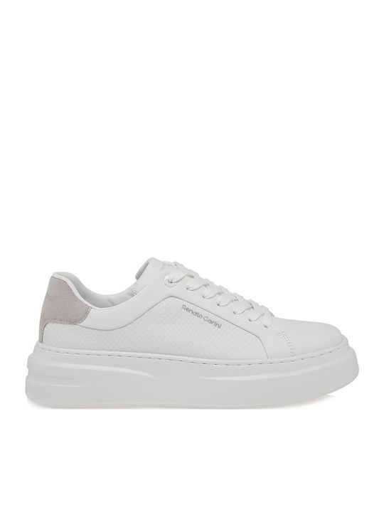 Renato Garini Herren Sneakers Weiß