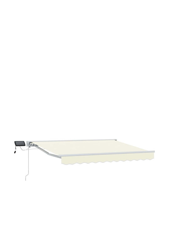 vidaXL Terrasse Markise mit LEDs Beiges 2,5x2m