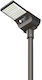 Sresky Solarleuchte Straße 16W 6000lm mit Warmes Weiß Licht 3000K IP65 53.5x25.8x9.4cm