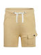 Kinder Shorts Bermudas Stoff Beige