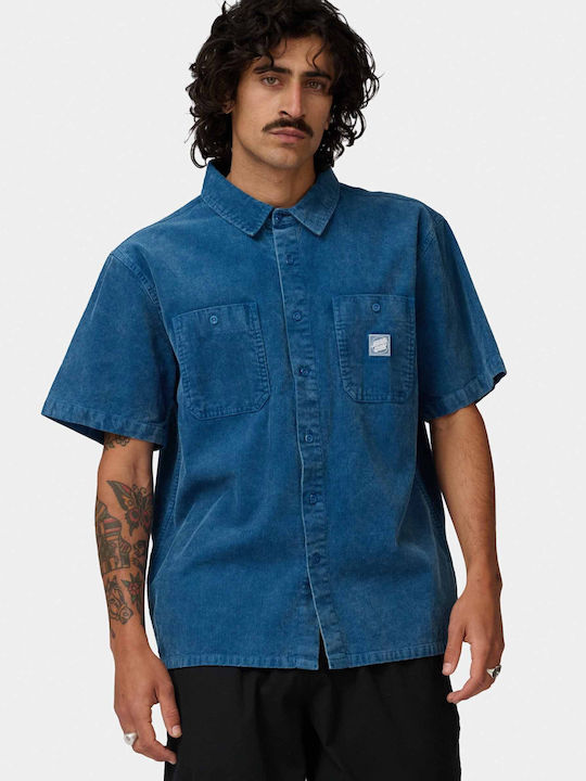Short Sleeve Shirt in Regular Fit Teal