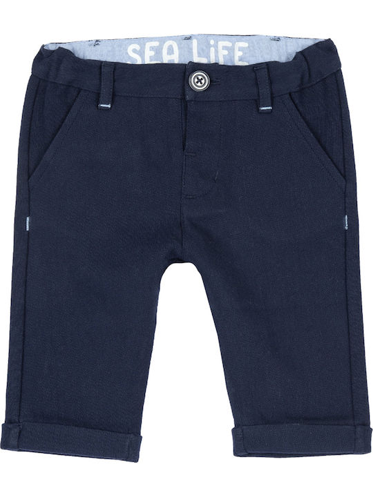 Kinderhose Stoff Farbe Marineblau