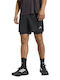 Essentials 2-in-1 Sport Herren Shorts Schwarz
