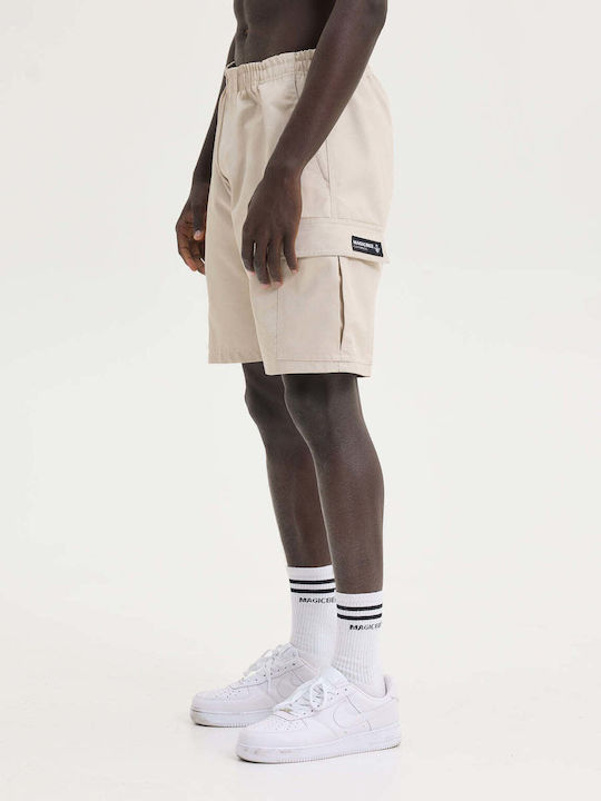 Magic Bee Ανδρική Βερμούδα Cargo Beige