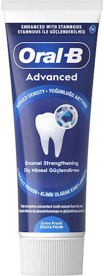 Oral-B Pastă de Dinți Advanced Enamel Strengthening pentru Gingivită Placă și Carie Dentară 75ml