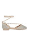 Women's Ballerina Shoes in White Colour W470020313Y9-Clear Strass with Ice H10-97D