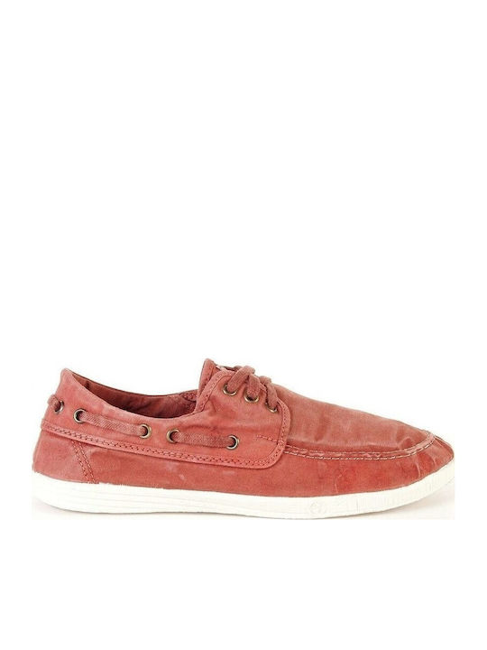 Natural World Herren Freizeitschuhe Burgundisch