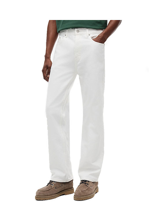 Tommy Hilfiger Otis Ανδρικό Παντελόνι Τζιν Regular Fit Straight Λευκο Tommy Hilfiger Otis Ανδρικό Παντελόνι Τζιν Regular Fit Straight Λευκο