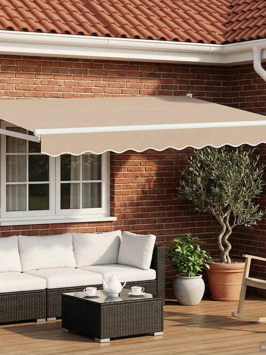 vidaXL Τέντα Βεράντας Μπεζ 3x2m