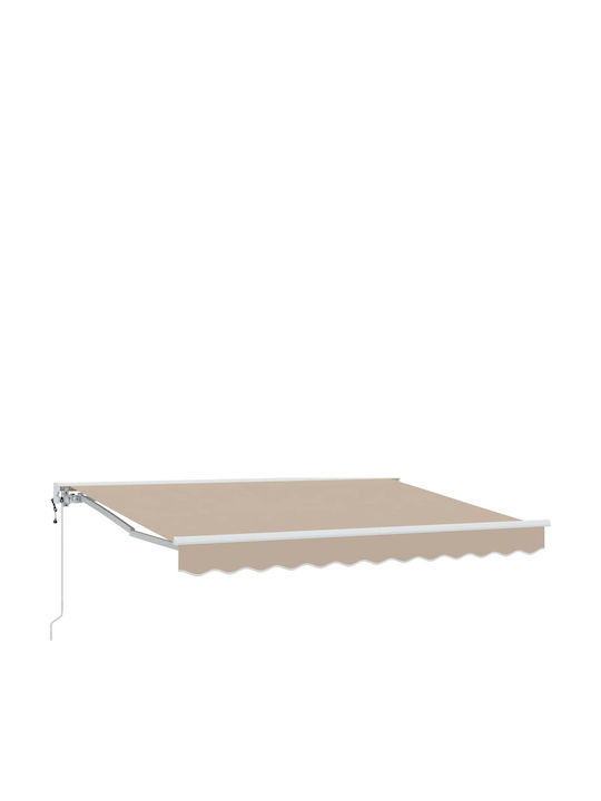vidaXL Terrasse Zelt mit LEDs Beiges 3x2.5m