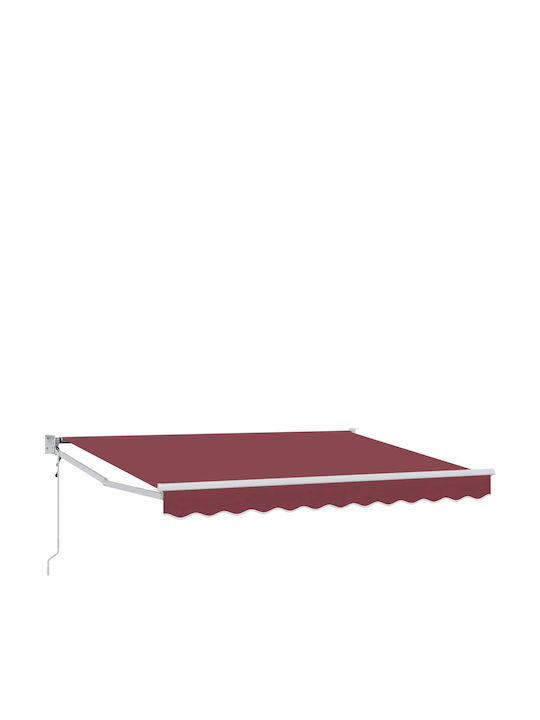 vidaXL Pavillon Terrasse Burgundisch 3.5x2m