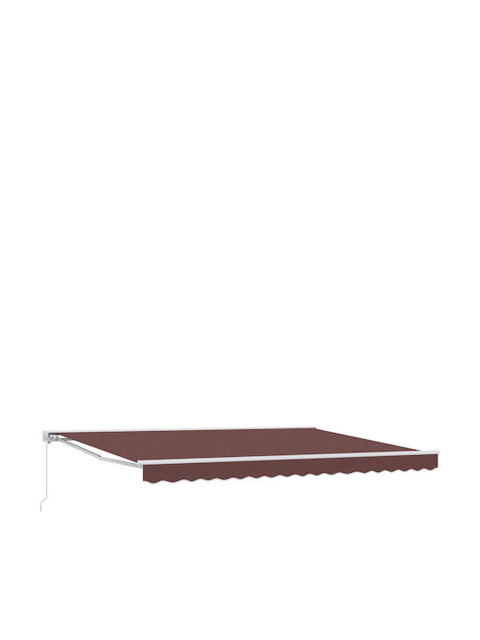 vidaXL Terrasse Zelt mit LEDs Braune 4.5x3.5m