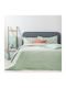 Palamaiki Σετ Κουβερλί Υπέρδιπλο Microfiber Green 220x240cm 3τμχ