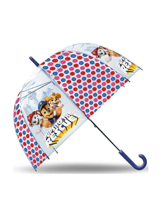 Paw Patrol Παιδική Ομπρέλα Μπαστούνι Πολύχρωμη
