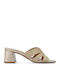Fabric Sandals Rose Gold