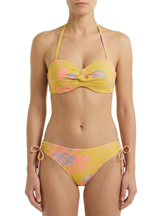 Γυναικείο Μαγιό Bikini Push-up Μπανέλα Lurex Glam Lime