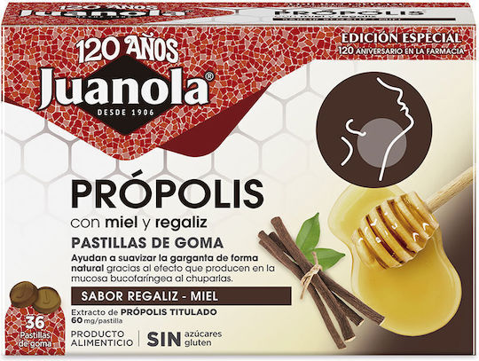 Juanola Propolis Licorice Honey Lozenges Honey